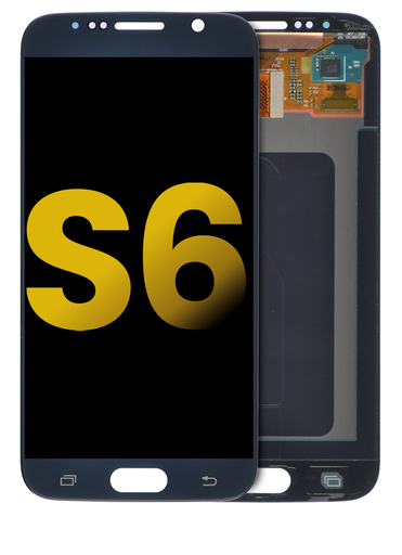 OLED Assembly Without Frame Compatible For Samsung Galaxy S6 (Refurbished) (Black Sapphire)