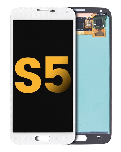 OLED Assembly Without Frame Compatible For Samsung Galaxy S5 (Refurbished) (White)