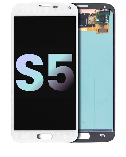 OLED Assembly Without Frame Compatible For Samsung Galaxy S5 (Service Pack) (White)