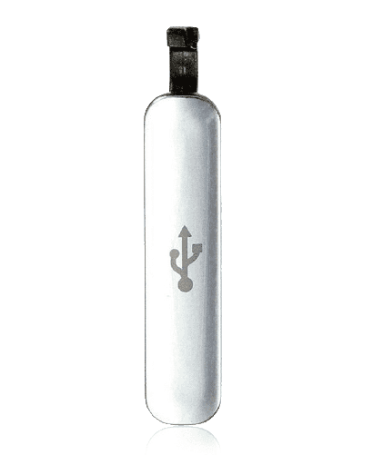 Charging Port Cover Compatible For Samsung Galaxy S5 (Silver)