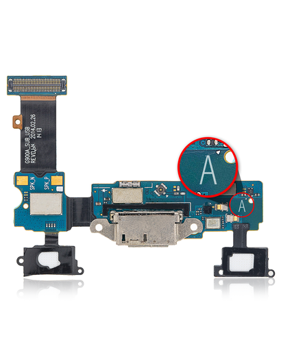 Charging Port Flex Cable Compatible For Samsung Galaxy S5 (G900A) (AT&amp;T)