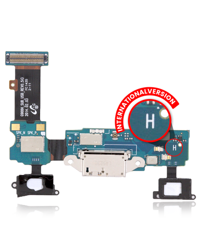 Charging Port Flex Cable Compatible For Samsung Galaxy S5 (G900H) (International Version)