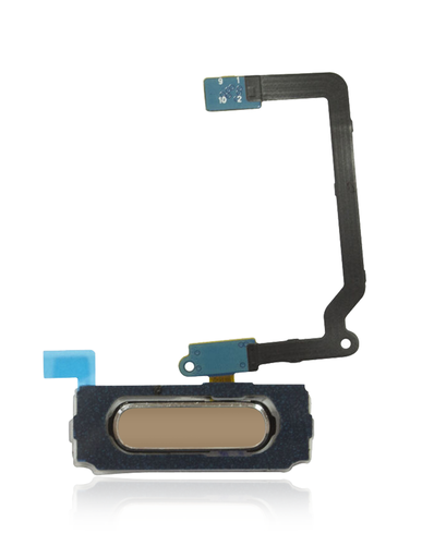 Home Button With Flex Cable Compatible For Samsung Galaxy S5 (Gold)