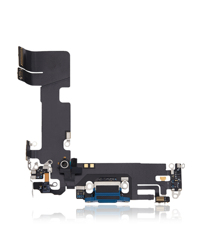 Charging Port Flex Cable Compatible For iPhone 12 / 12 Pro (Used OEM Pull) (Purple)