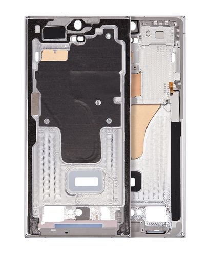 Mid-Frame Housing Compatible For Samsung Galaxy S23 Ultra 5G (US Version &amp; International Version) (Sky Blue / Lime)