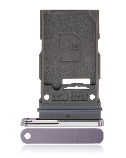 Single Sim Card Tray Compatible For Samsung Galaxy S23 Ultra 5G (Lavender)