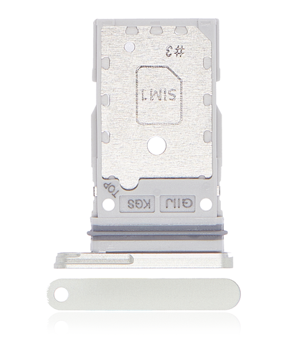Dual Sim Card Tray Compatible For Samsung Galaxy S21 FE 5G (White)