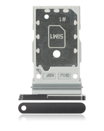 Dual Sim Card Tray Compatible For Samsung Galaxy S21 FE 5G (Black)