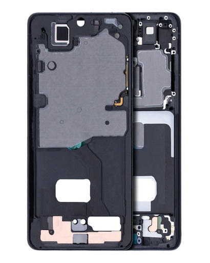 Mid-Frame Housing Compatible For Samsung Galaxy S21 Ultra (Phantom Black)