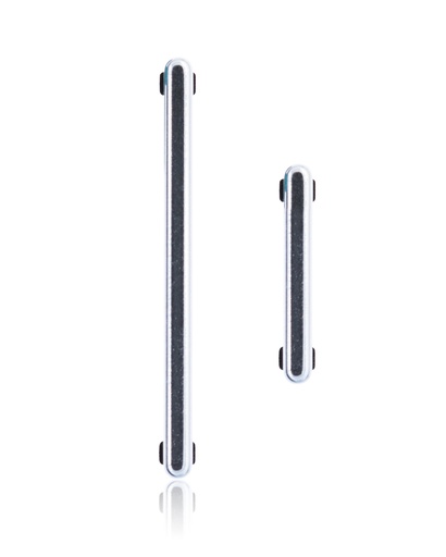 Hard Buttons (Power / Volume) Compatible For Samsung Galaxy S21 Ultra (Phantom Silver)