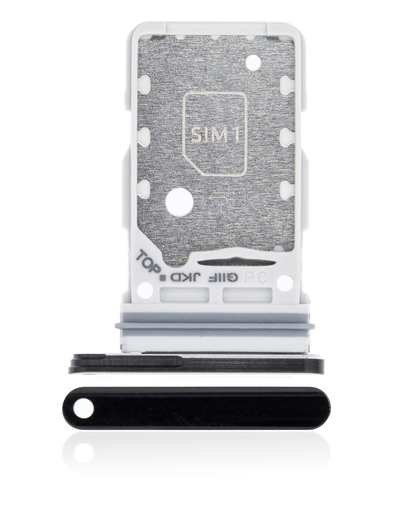 Dual Sim Card Tray Compatible For Samsung Galaxy S21 Ultra (Phantom Black)