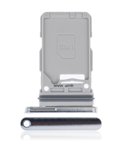 Single Sim Card Tray Compatible For Samsung Galaxy S21 Ultra (Phantom Silver)