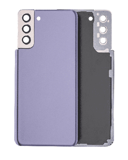 Back Cover Glass With Camera Lens Compatible For Samsung Galaxy S21 Plus (Service Pack) (Phantom Violet)