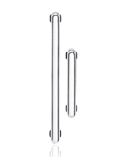 Hard Buttons (Power / Volume) Compatible For Samsung Galaxy S21 Plus (Phantom Silver)