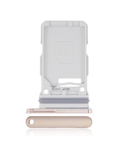 Single Sim Card Tray Compatible For Samsung Galaxy S21 Plus (Phantom Gold)