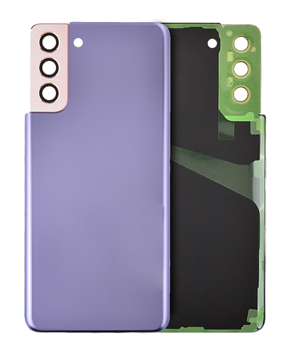 Back Cover Glass With Camera Lens Compatible For Samsung Galaxy S21 5G (Service Pack) (Phantom Violet)