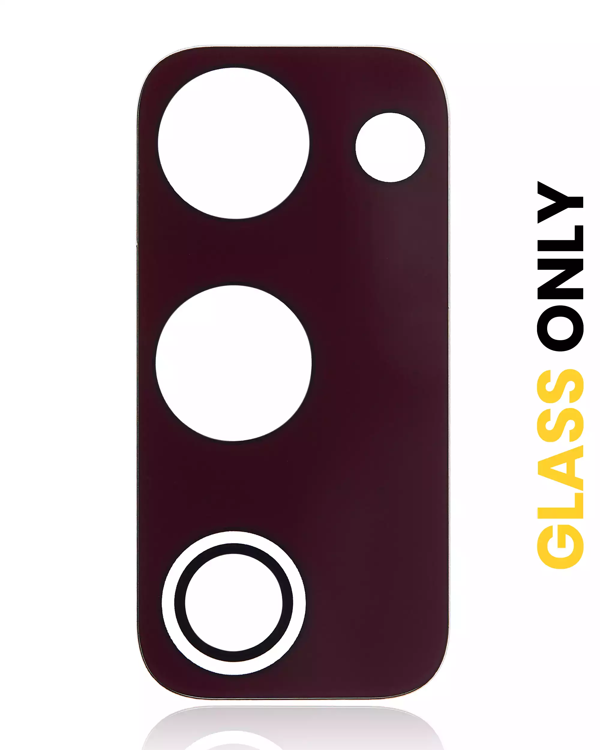 Back Camera Lens (Glass Only) With Adhesive Compatible For Samsung Galaxy S20 FE 4G / 5G (Cloud Red) (10 Pack)