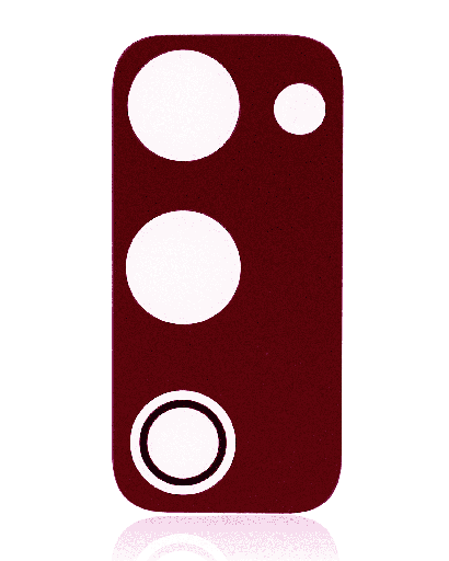 Back Camera Lens (Glass Only) With Adhesive Compatible For Samsung Galaxy S20 FE 4G / 5G (Cloud Red)