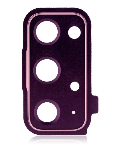 Back Camera Lens With Cover Bezel Ring Compatible For Samsung Galaxy S20 FE 4G / 5G (Purple)
