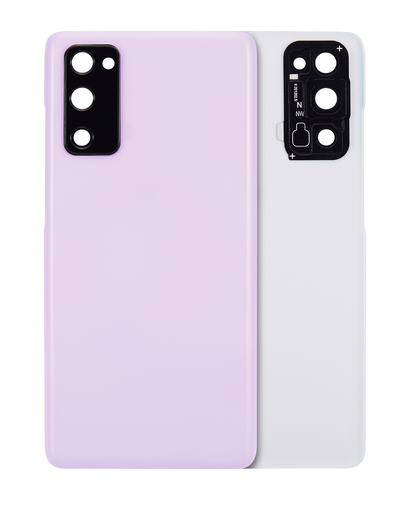 Back cover Glass With Camera Lens Compatible For Samsung Galaxy S20 FE 5G (Aftermarket Plus) (Cloud Lavender)