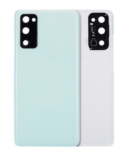 Back cover Glass With Camera Lens Compatible For Samsung Galaxy S20 FE 5G (Aftermarket Plus) (Cloud Mint)