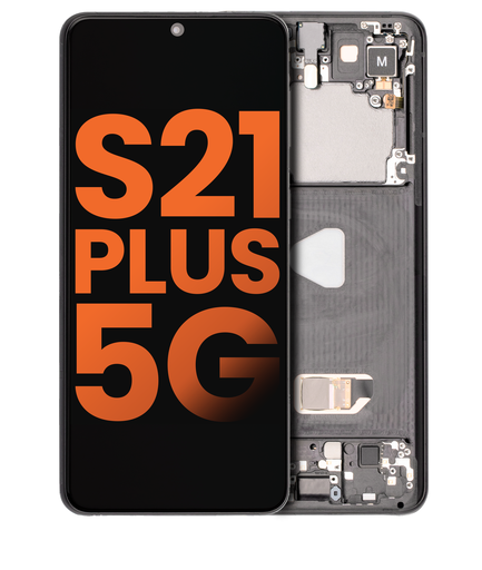 OLED Assembly With Frame Compatible For Samsung Galaxy S21 Plus 5G (Blemish: Grade A) (Phantom Black)
