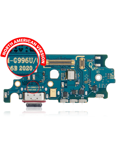 Charging Port Board With Sim Card Reader Compatible For Samsung Galaxy S21 Plus (G996U) (US Version)