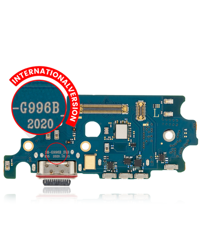 Charging Port Board With Sim Card Reader Compatible For Samsung Galaxy S21 Plus (G996B) (International Version)