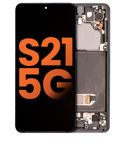 OLED Assembly With Frame Compatible For Samsung Galaxy S21 5G (Blemish: Grade A) (Phantom Gray)