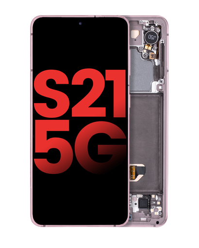 OLED Assembly With Frame Compatible For Samsung Galaxy S21 5G (Aftermarket Plus) (Phantom Violet)