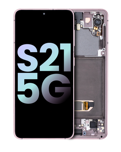 OLED Assembly With Frame Compatible For Samsung Galaxy S21 5G (Service Pack) (Phantom Violet)