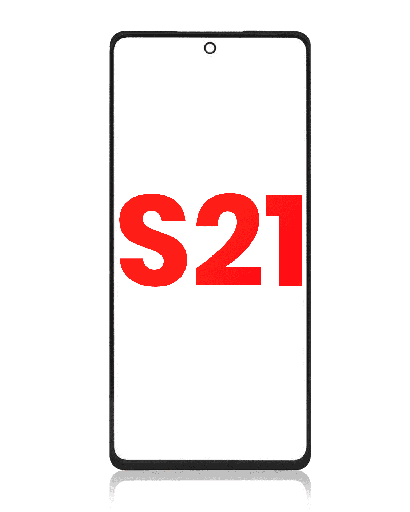 2 in 1 Front Glass With OCA Pre-Installed Compatible For Samsung Galaxy S21