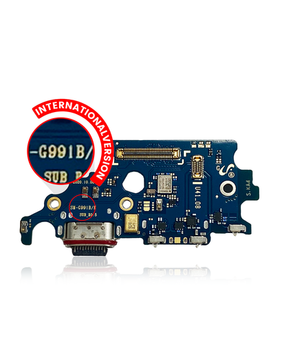 Charging Port Board With Sim Card Reader Compatible For Samsung Galaxy S21 5G (G991B) (International Version)