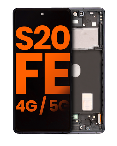 OLED Assembly With Frame Compatible For Samsung Galaxy S20 FE (5G Only) (Blemish: Grade A) (Cloud Navy) (R8 Version)