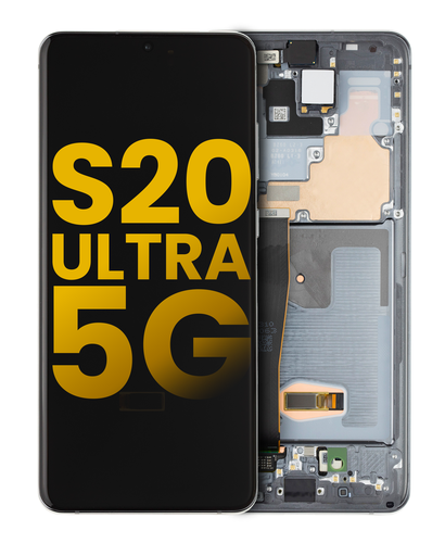 OLED Assembly With Frame Compatible For Samsung Galaxy S20 Ultra 5G (Refurbished) (Cosmic Gray)