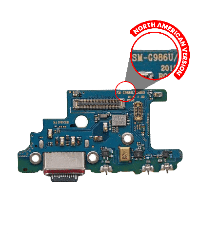Charging Port With Board Compatible For Samsung Galaxy S20 Plus 5G (G986U) (US Version) (Service Pack)