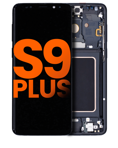 OLED Assembly With Frame Compatible For Samsung Galaxy S9 Plus (Blemish: Grade B) (Midnight Black)