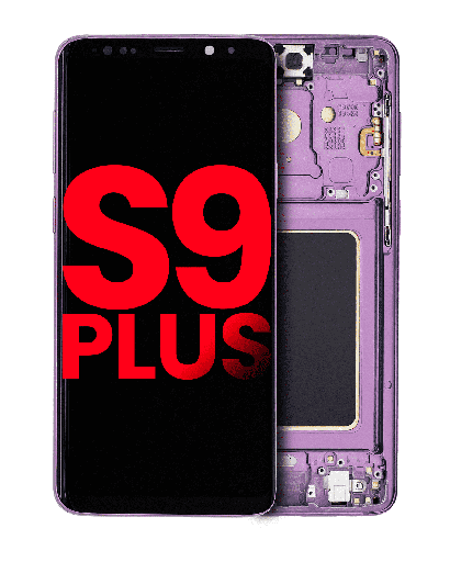 OLED Assembly With Frame Compatible For Samsung Galaxy S9 Plus (Aftermarket Plus) (Lilac Purple)
