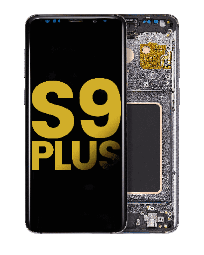 OLED Assembly With Frame Compatible For Samsung Galaxy S9 Plus (Refurbished) (Titanium Gray)