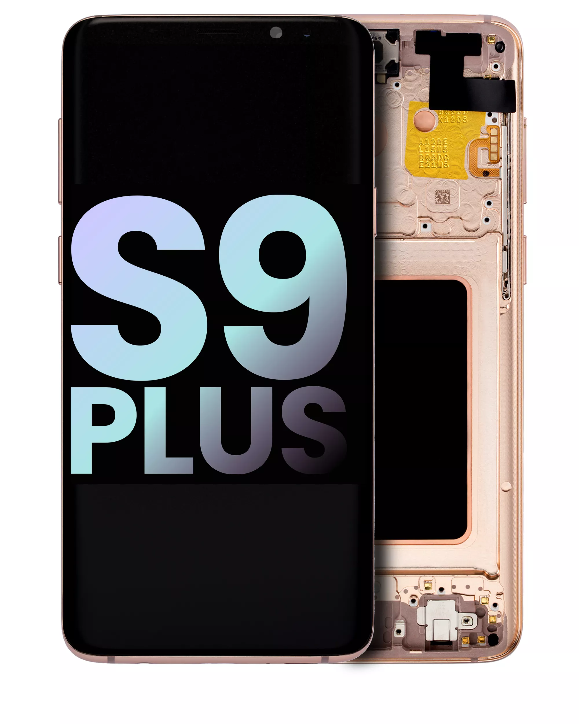 OLED Assembly With Frame Compatible For Samsung Galaxy S9 Plus (Service Pack) (Sunrise Gold)