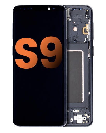 OLED Assembly With Frame Compatible For Samsung Galaxy S9 (Blemish: Grade B) (Midnight Black)