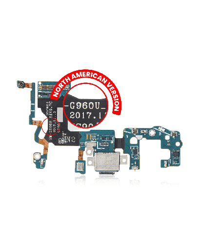Charging Port With Flex Cable Compatible For Samsung Galaxy S9 (G960U) (US Version)