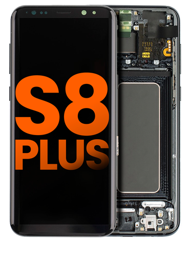 OLED Assembly With Frame Compatible For Samsung Galaxy S8 Plus (Blemish: Grade C) (Midnight Black)
