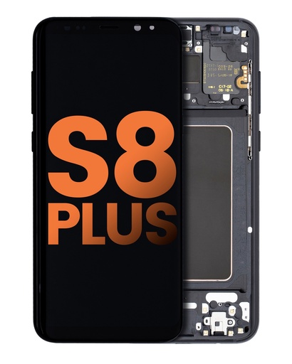 OLED Assembly With Frame Compatible For Samsung Galaxy S8 Plus (Blemish: Grade A) (Midnight Black)