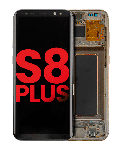 OLED Assembly With Frame Compatible For Samsung Galaxy S8 Plus (Aftermarket Plus) (Maple Gold)