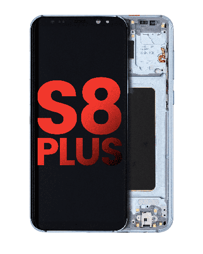 OLED Assembly With Frame Compatible For Samsung Galaxy S8 Plus (Aftermarket Plus) (Coral Blue)