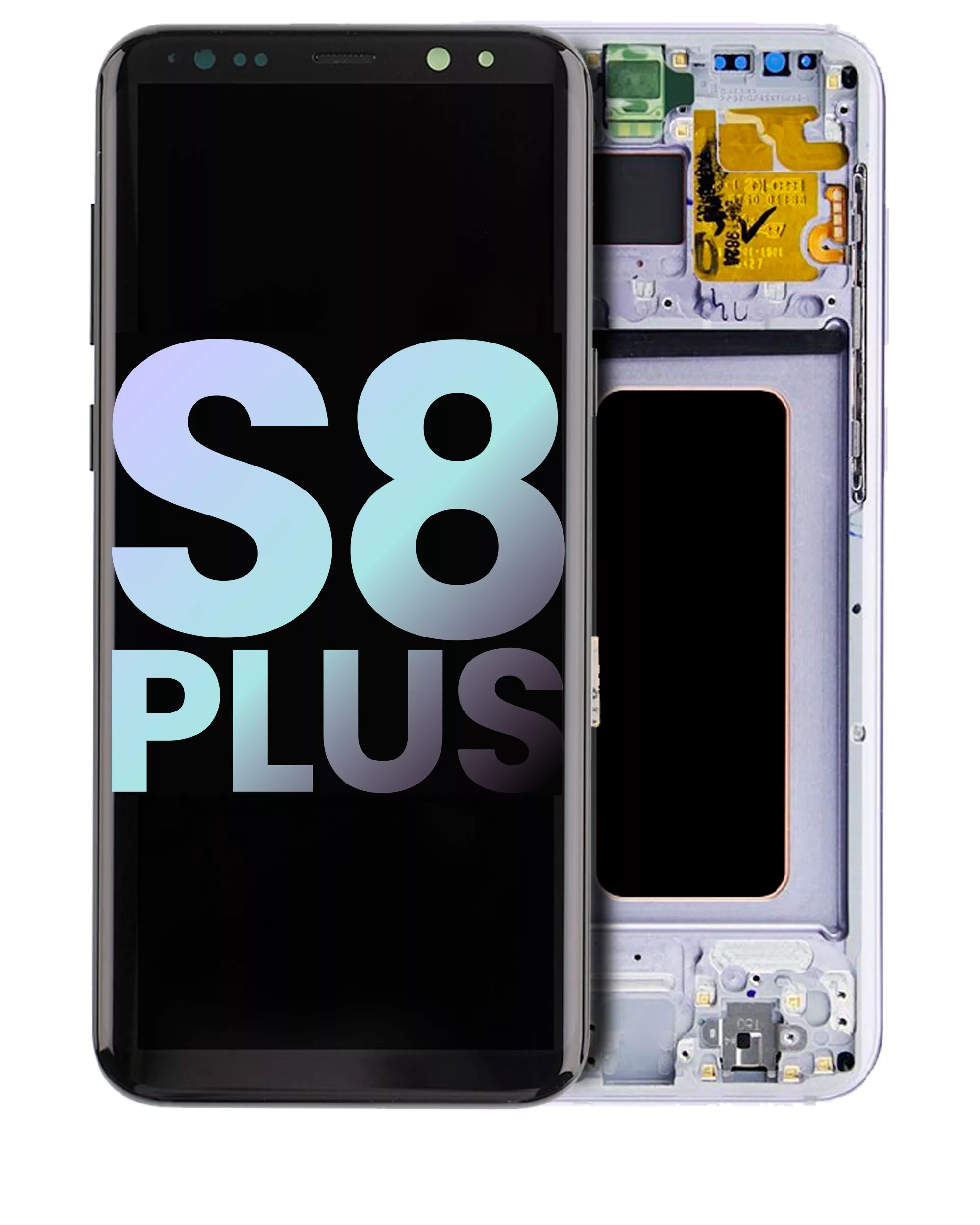 OLED Assembly With Frame Compatible For Samsung Galaxy S8 Plus (Service Pack) (Gray / Violet)