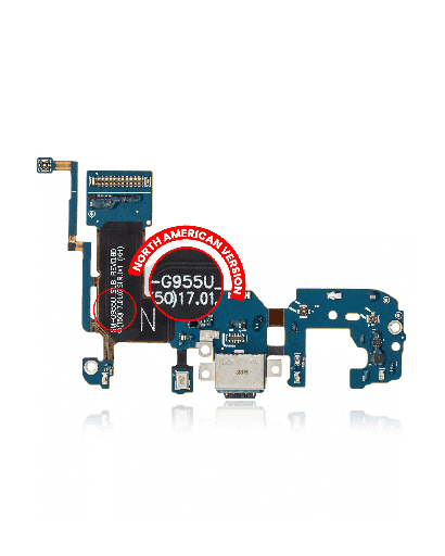 Charging Port With Flex Cable Compatible For Samsung Galaxy S8 Plus (G955U) (US Version) (Service Pack)