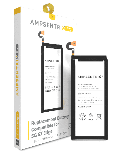 Replacement Battery Compatible For Samsung Galaxy S7 Edge (AmpSentrix Pro)