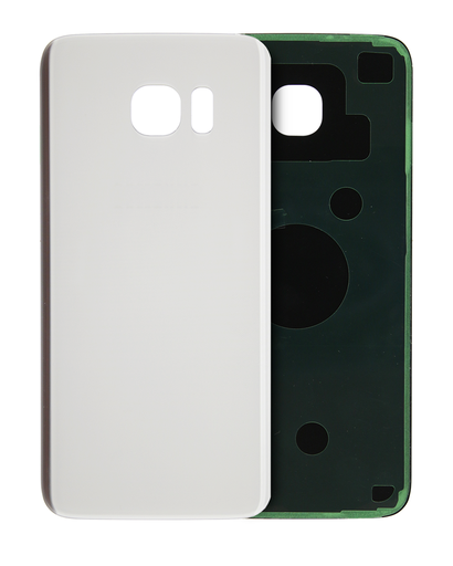 Back Cover Glass Compatible For Samsung Galaxy S7 Edge (Used OEM Pull: Grade A) (Silver)